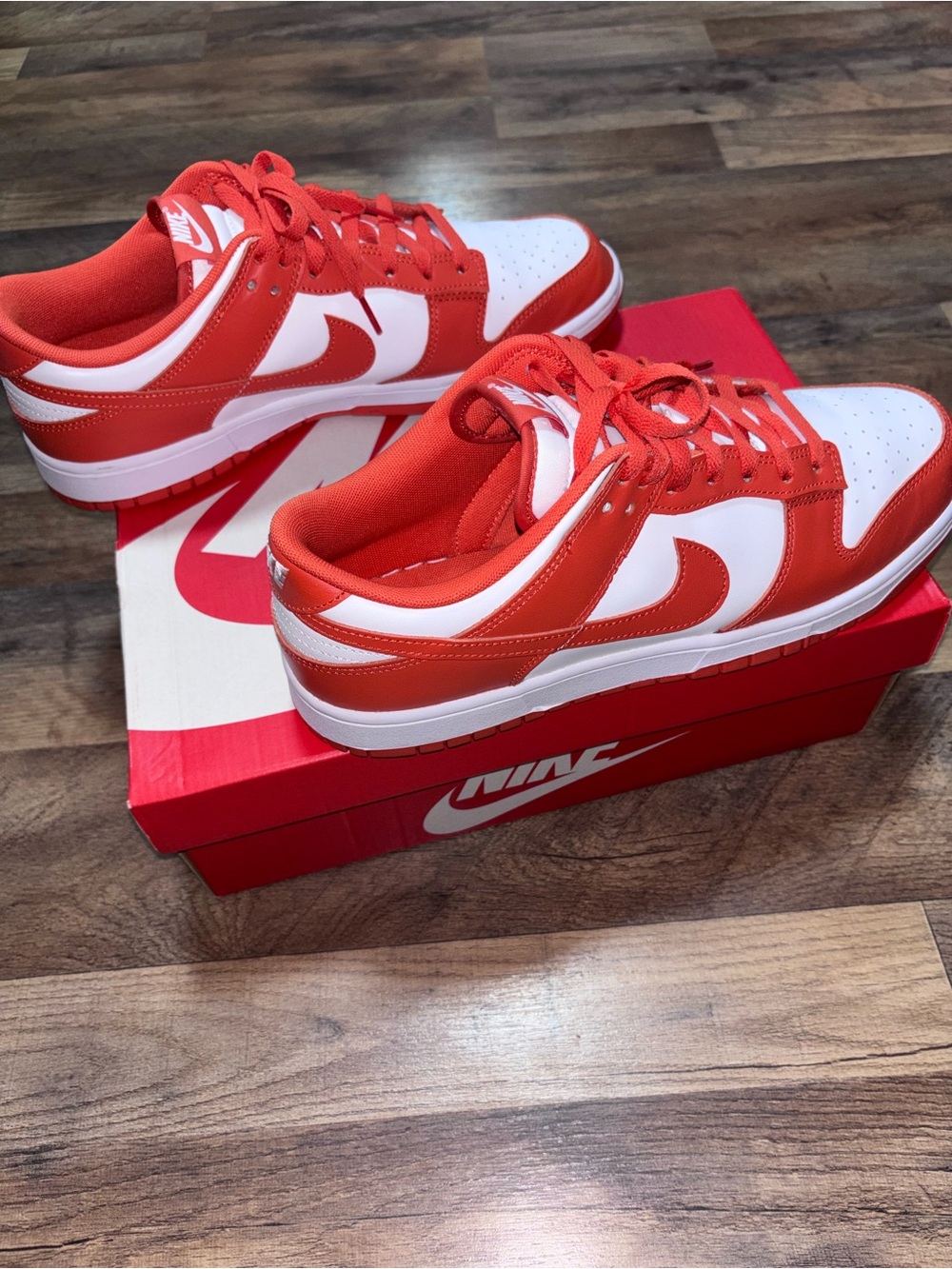 Nike Low-Top Sneakers - Cosmic Clay and White Mens  12.5
